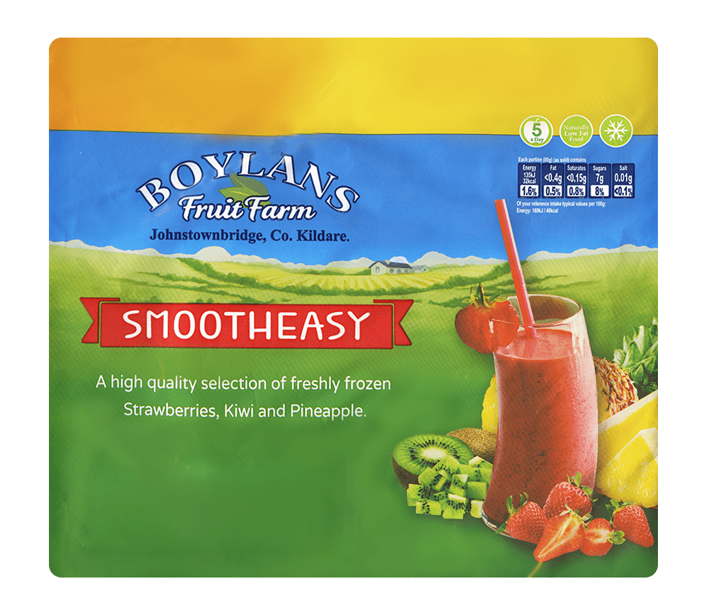 Strawberries, Kiwi, Pineapple